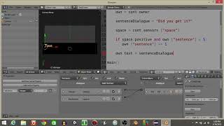 UPBGE - RPG Style Text System Python