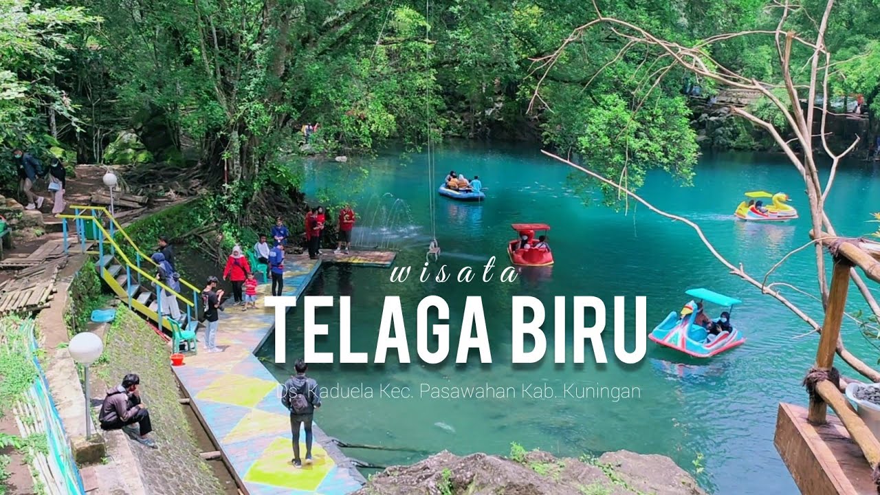 Wisata Telaga Biru Kuningan - YouTube