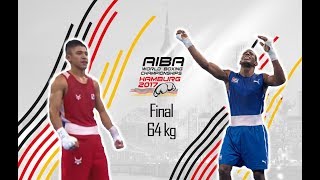 Boks. Jahon chempionati. Final. 64 kg.  Iqboljon Xoldorov vs Endi Kruz