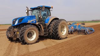 Magágykészítés 2022 / New Holland T7.315 HD / Farmet Kompaktomat K600