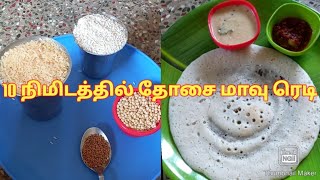 சுலபமாக தோசை மாவு மிக்ஸியில் அரைப்பது எப்படி?