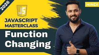 JavaScript Tutorial in Hindi #59 Function Chaining Explained | Method Chaining in JS