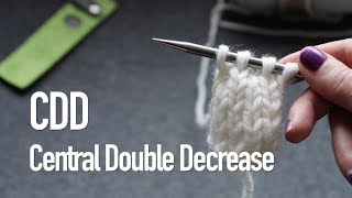 CDD - Central Double Decrease - Continental Style ❤︎ TUTORIAL How I... ❤︎ knitting ILove