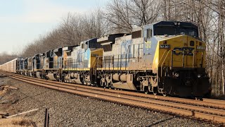 Trains on the CSX Rochester Sub November 2015