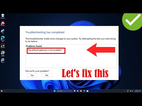 (FIXED) Default Gateway is not Available in Windows 11/10 | easy fix | 2023