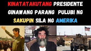 SADDAM HUSSEIN TINUGIS NG AMERIKA NA PARANG DAGA SA LOOB MISMO NG SARILING BANSA