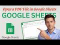 How to Open a PDF File in Google Sheets (Updated 2026 Step-by-Step Beginner Guide)