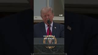 ump says US to ‘make a little journey down’ to Iran, war to end ‘quickly’