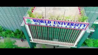 My Campus World University Of Bangladesh | Aerial view | Drawn view of WUB