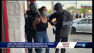 Jury to decide fate of Des Moines Register reporter charged at protest