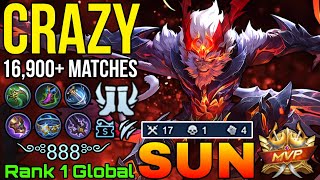 Crazy 26,900+ Matches Sun 17 Kills Jungler King - Top 1 Global Sun by ༺888༻ -  Mobile Legends