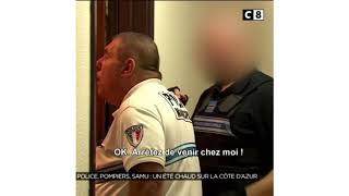 Une violente altercation entre un policier et une femme au sujet d’un tapage nocturne.