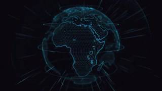 Earth Hologram with trapcode form