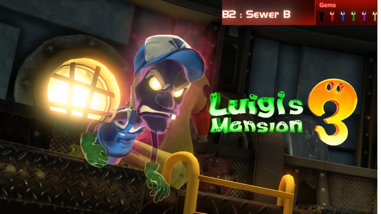 Luigi's Mansion 3 Floor B2 Walkthrough Gems & Boss Ep 09 - YouTube