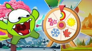 Learn Seasons with Om Nom | Spin The Wheel | Learn English With Om Nom