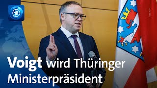 CDU-Politiker Voigt zum Ministerpräsidenten in Thüringen gewählt