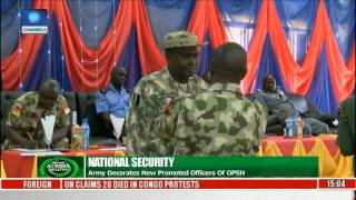 National Security: Army Decorates Newly Promoted Officers Of OPSH