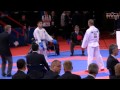 Giuliani vs Sun - Male kumite -60 kg - 21st WKF World Karate Championships Paris Bercy 2012