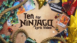 LEGO Ninjago | The Fold | Ten for Ninjago (Official Lyric Video)