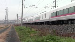 E657系フレッシュひたち13号内原～赤塚間通過@2012.12.15