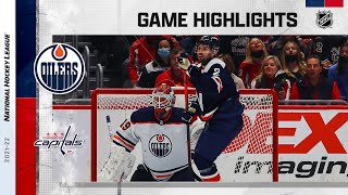 Oilers @ Capitals 2/2/22 | NHL Highlights