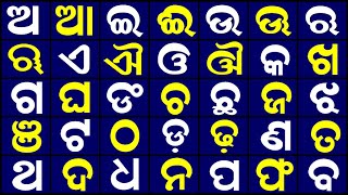 Odia Barnabodha || ଓଡିଆ ବର୍ଣ୍ଣମାଳା || Odia Alphabets || Animated Odia Barnamala || Odia letters