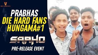 Prabhas Die Hard Fans Hungama #1 | Saaho Pre Release Event | Shraddha Kapoor | Sujeeth | Arun Vijay