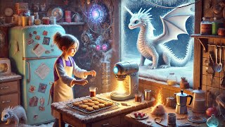 Every Night, When the 13-Year-Old Human Girl Baked Cookies, the Alien Dragon Appeared in Her Window