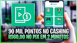 🚀[INCRÍVEL] Como GANHAR 90 MIL PONTOS no CASHING EM 1 DIA — como burlar o cashing novo método 2022