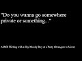 ASMR Flirting with a Shy Moody Boy at a Party (Strangers to More)