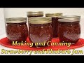 Making and Canning Strawberry and Rhubarb Jam