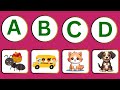 A for Ant || B for Bus || ABCD || Learn English Alphabets A to Z