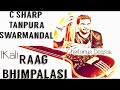 csharp bhimpalasi tanpura swarmandal raag i 1kali scale i chaitanya deepak tambura 1st black