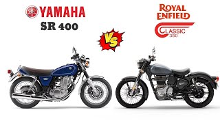 2021 Classic 350 VS Yamaha Sr 400 | Comparison | Mileage | Top Speed | Price | Bike Informer |