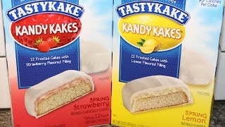 TastyKake: Spring Strawberry and Lemon Kandy Kakes Review