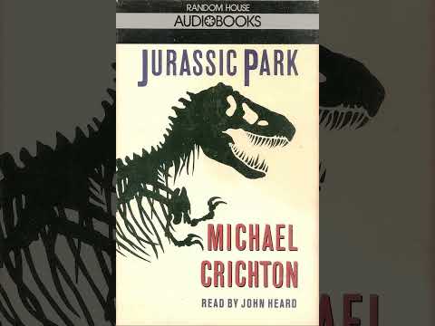 Audiobook "Jurassic Park" by Michael Crichton read by John Heard 1990