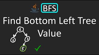 LeetCode - 513. Find Bottom Left Tree Value | BFS | Java