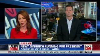 CNN: Newt Gingrich announces 2012 bid