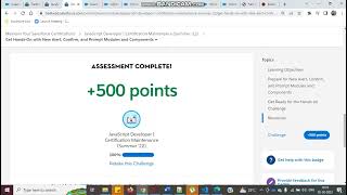 Salesforce JavaScript Developer I Certification Maintenance (Summer '22) solution.