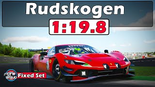 iRacing Ferrari 296 GT3 Challenge - Rudskogen Track Guide - 1:19.8