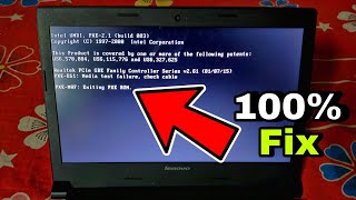 Fix - PXE - E61 : Media test failure, Check Cable | PXE - M0F Exiting PXE ROM | Home Solution