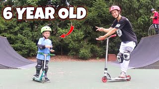 INSANE 6 YEAR OLD SCOOTER KID!