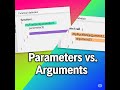 Function Parameters vs Arguments in Programming