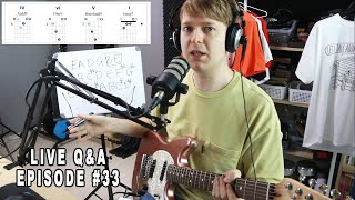 Making Twinkly/Dreamy Chords in Standard Tuning (Tutorial) - Live Math Rock Q&A #33