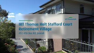 IRT Thomas Holt Stafford Court Retirement Village | Video Tour