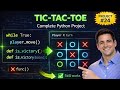Build a Tic Tac Toe Game in Python: Step-by-Step Tutorial | Python Project #24