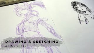 Practice Drawing and Sketching | Drawing Manga Style