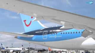 Dreamliner van Arke klaar voor vertrek naar Schiphol