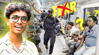 I Broke his Social Anxiety | Made him to dance in Metro