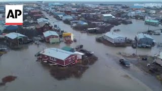 Typhoon Halong brings flooding in Alaska